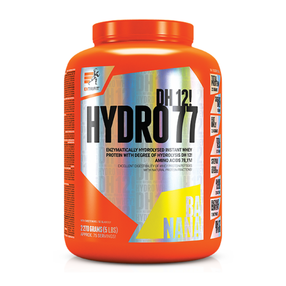 Extrifit Hydro 77 HD 12 2270 g. (Piena sūkalu olbaltumvielu hidrolizāts)